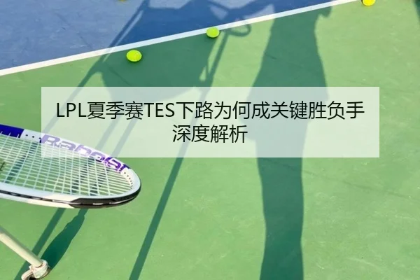 LPL夏季赛TES下路为何成关键胜负手深度解析